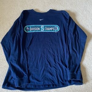 Nike Men's Navy Blue Division Champs Shirt